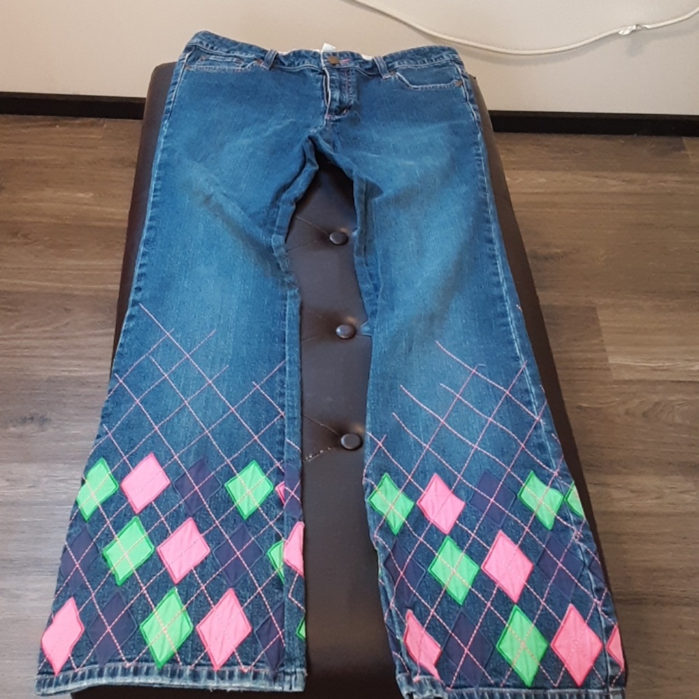 Lilly Pulitzer vintage white label jeans